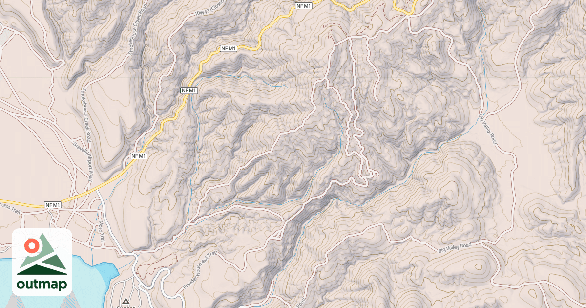 Map of POWDER HOUSE ORV