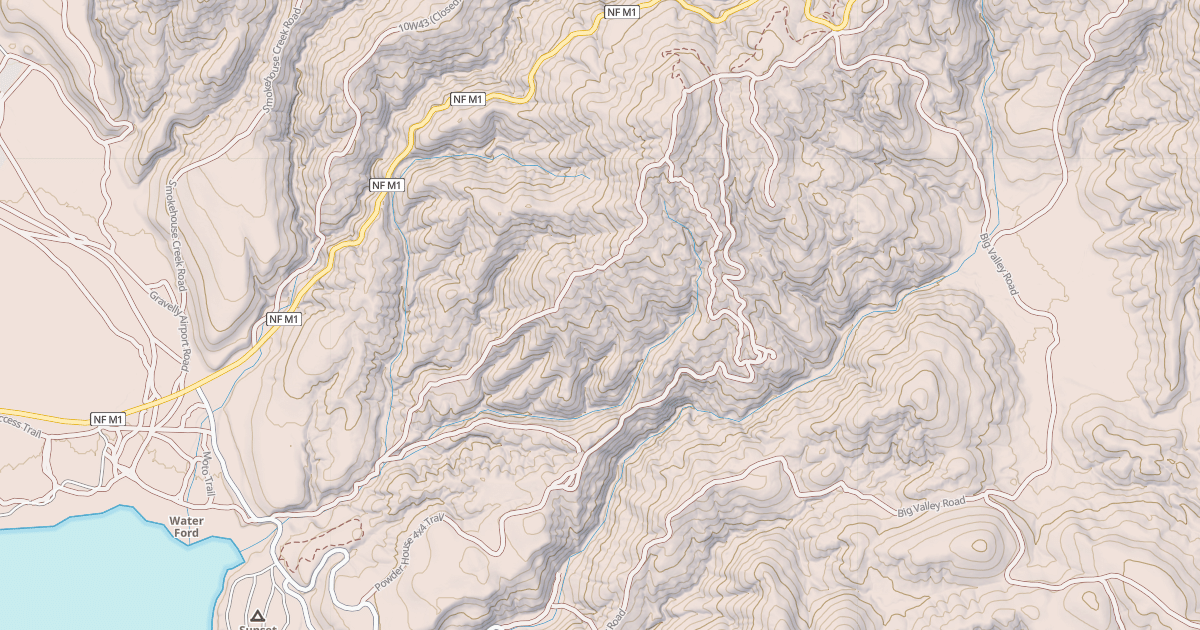 Map preview of POWDER HOUSE ORV