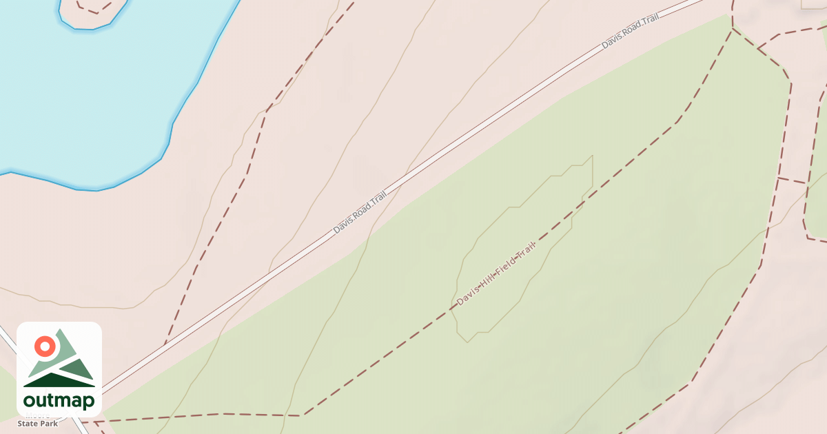 Map of Davis Hill Field Trail