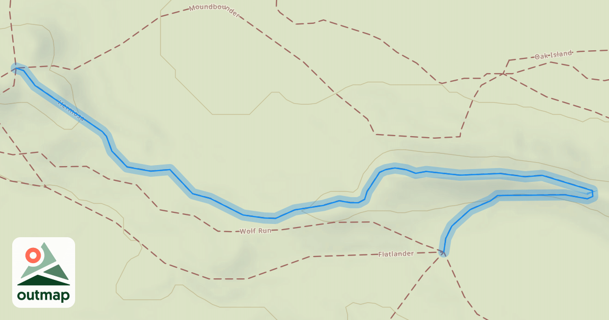Map of Hermosa