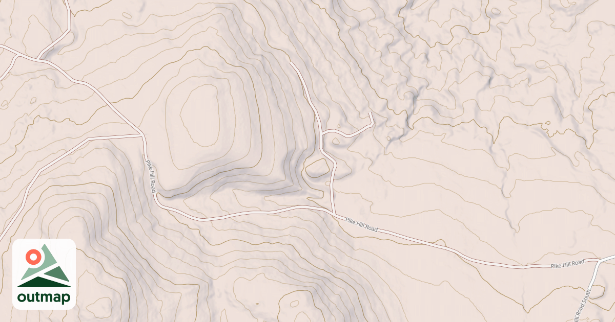 Map of Pike Hill Road