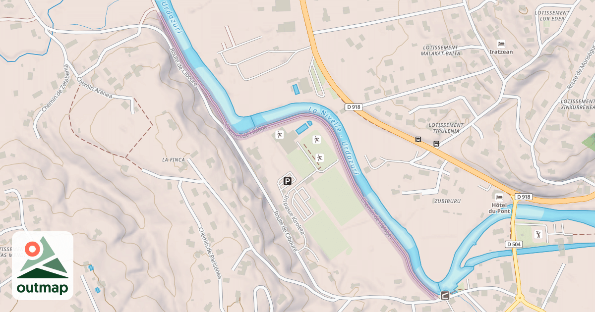 Map of Chemin de Halage