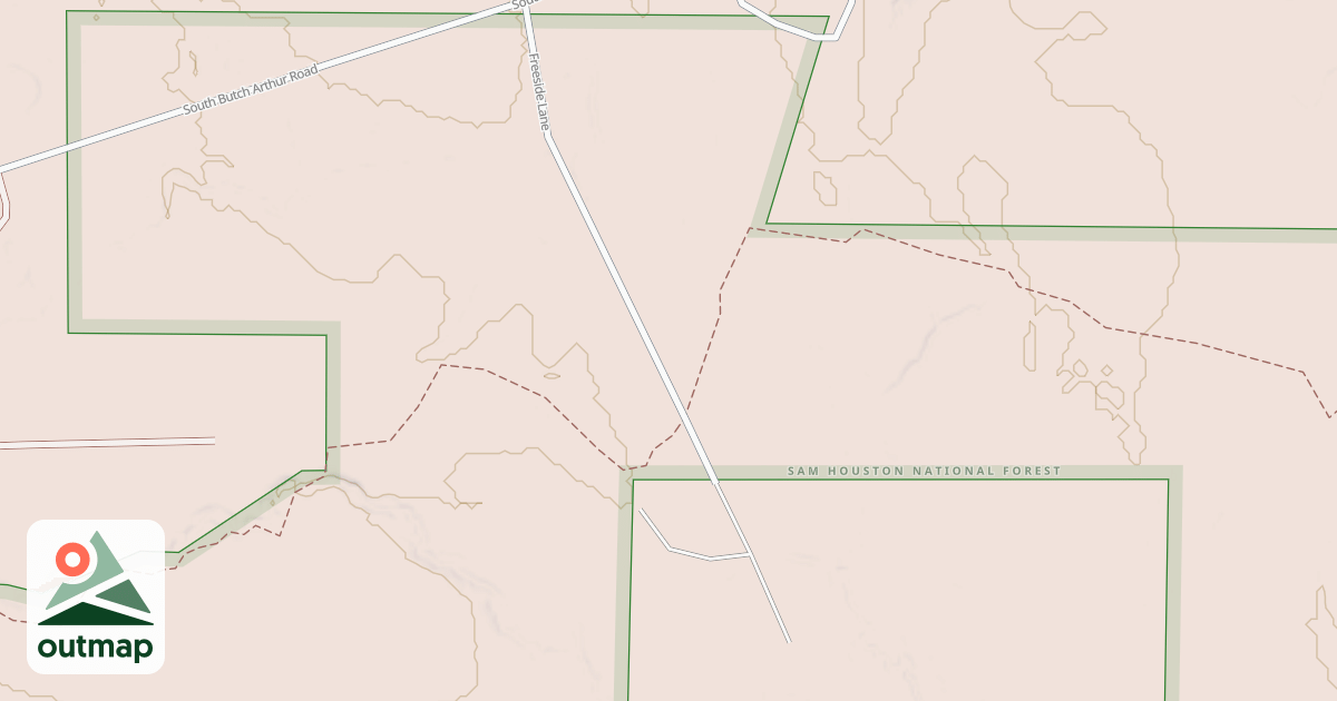 Map of USFS Motor Vehicle Use Map Roads {34CBBBC5-C08E-49B1-9387-420B522894C7}