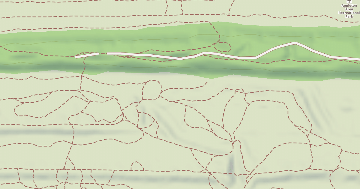 Map preview of Appleton Area Recreational Park