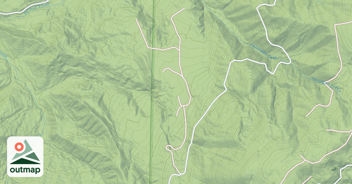 Map of LOWER FLANNIGAN