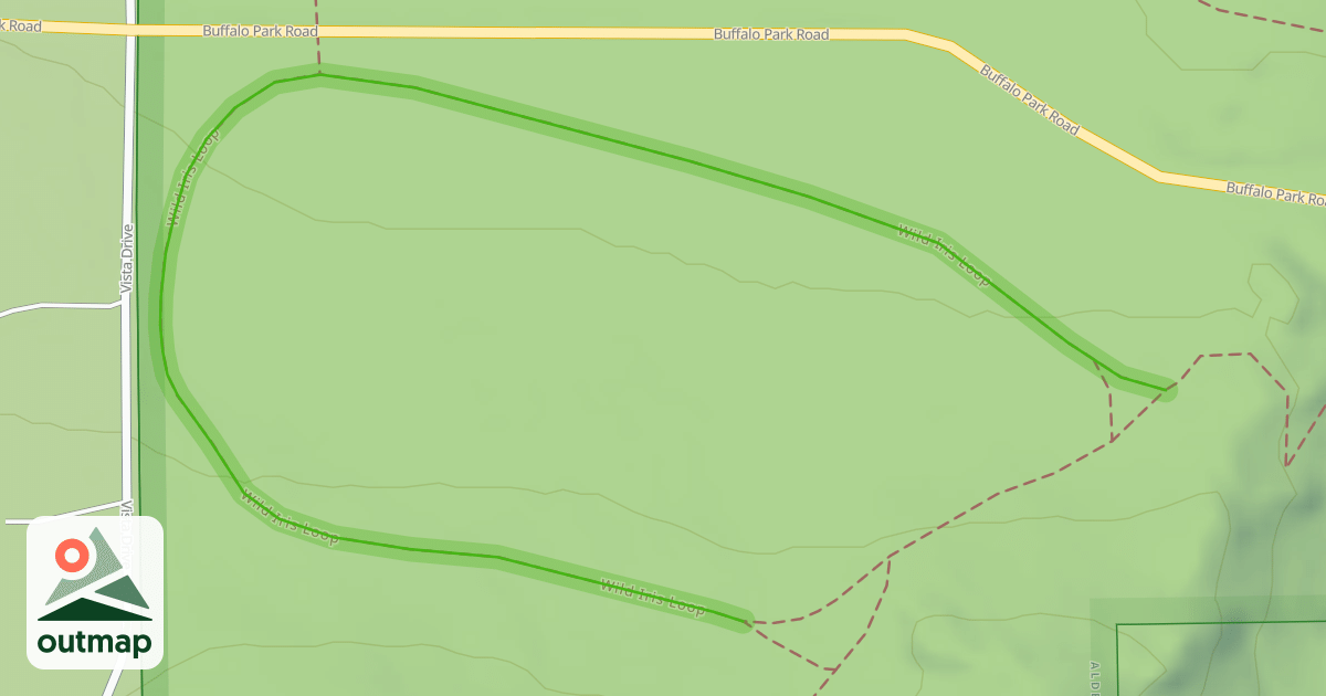 Map of Wild Iris Loop