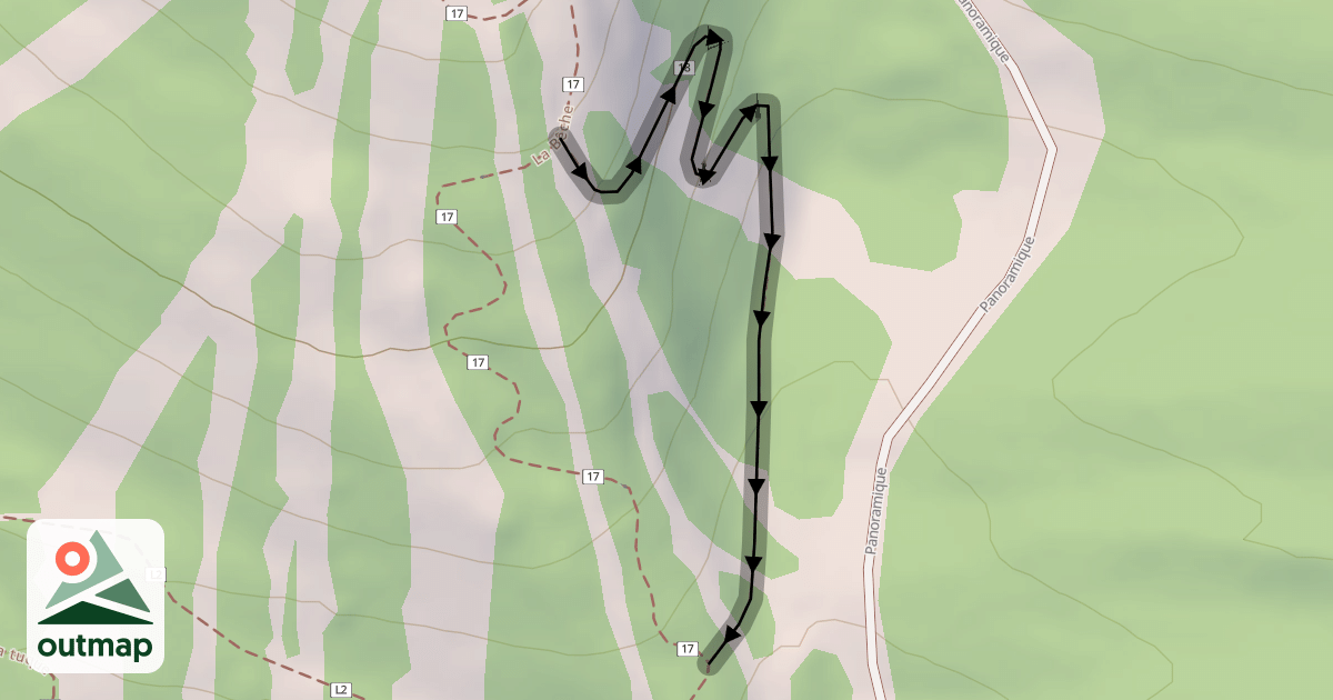Map of Le Mur