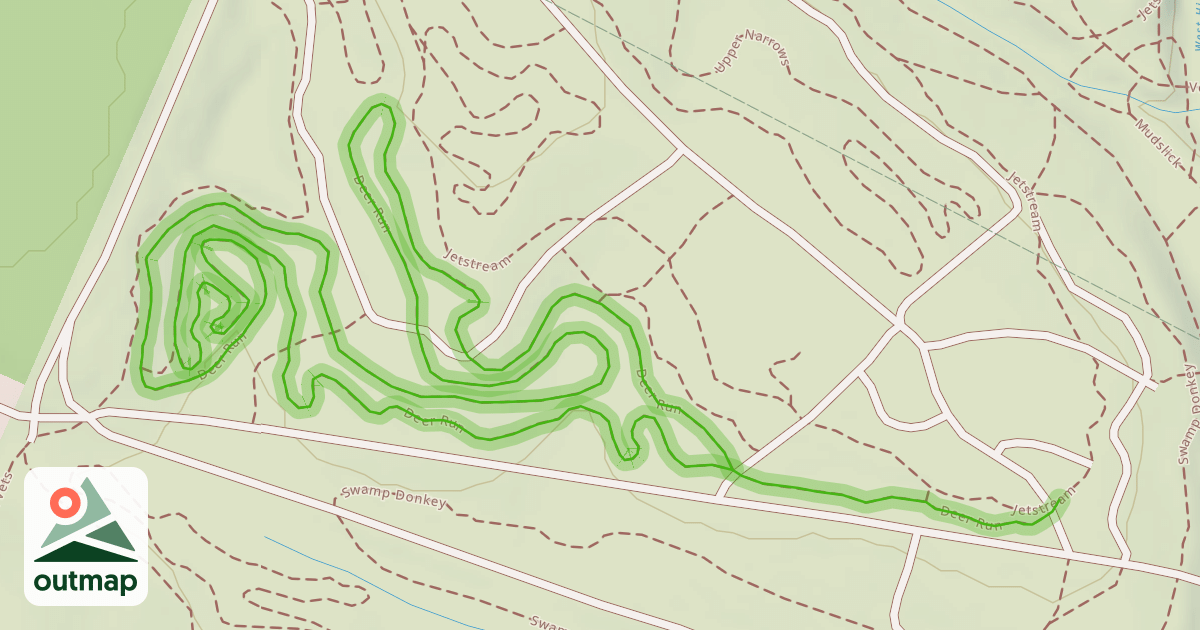 Map of Deer Run in Jessamine
