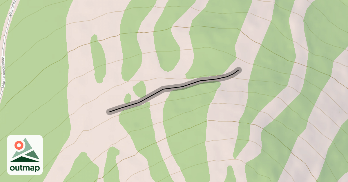 Map of Liftline Cut-thru