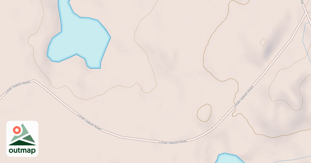 Map of LORAN STATION