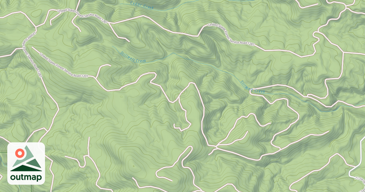 Map of SMOKEY CEDAR