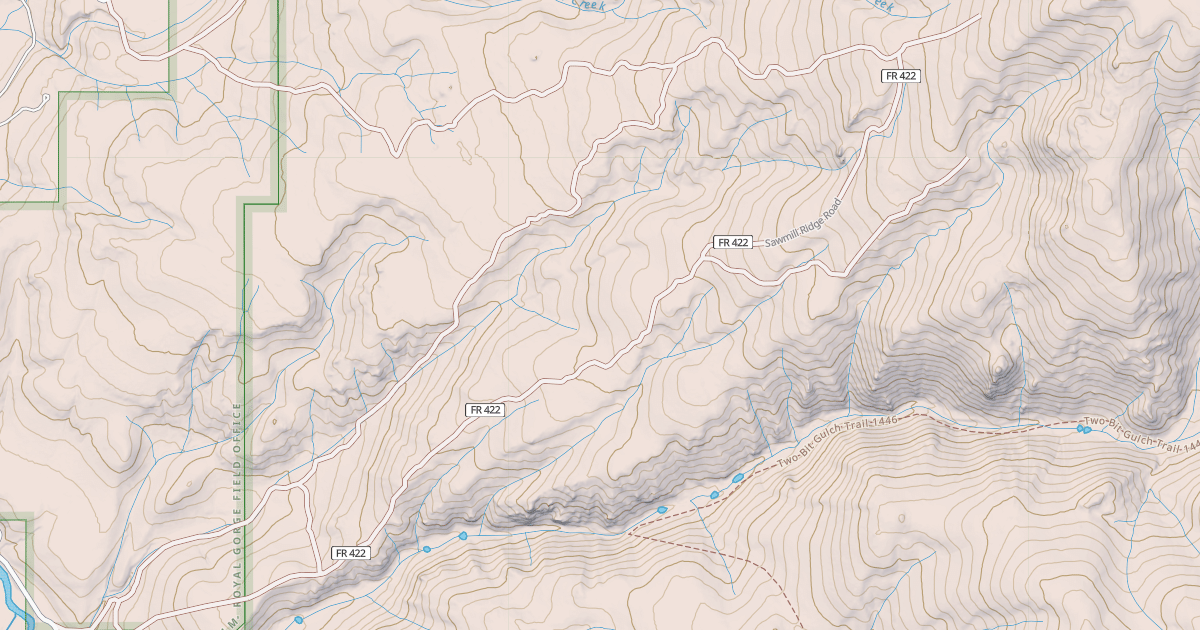 Map preview of SAWMILL RIDGE