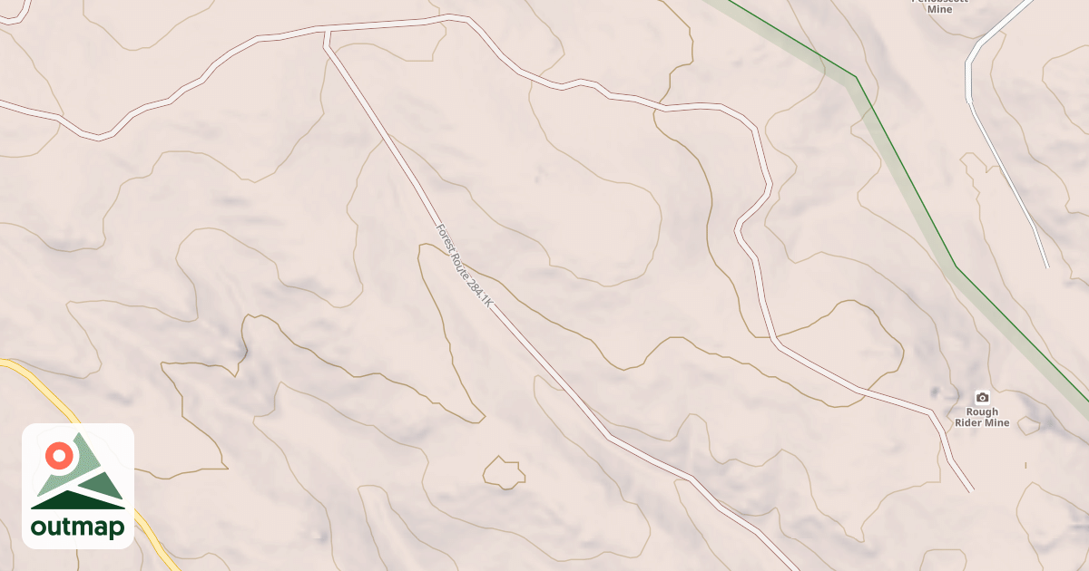Map of CUSTER LIMESTONE BR 1K