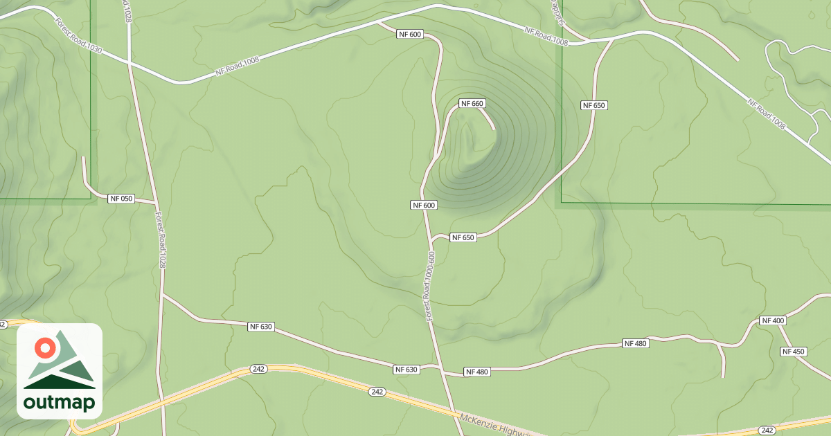 Map of 4 MI BUTTE