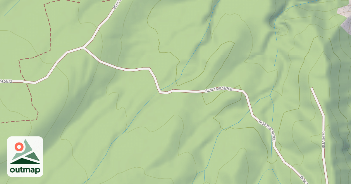 Map of BLM National GTLF Public Motorized Trails 3a1da3ab-9a15-4fb9-bf7b-995d03640352