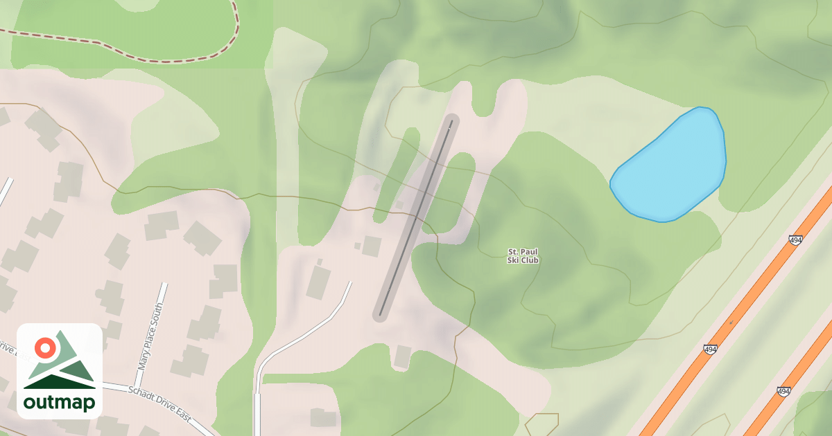 Map of Harrington Hill
