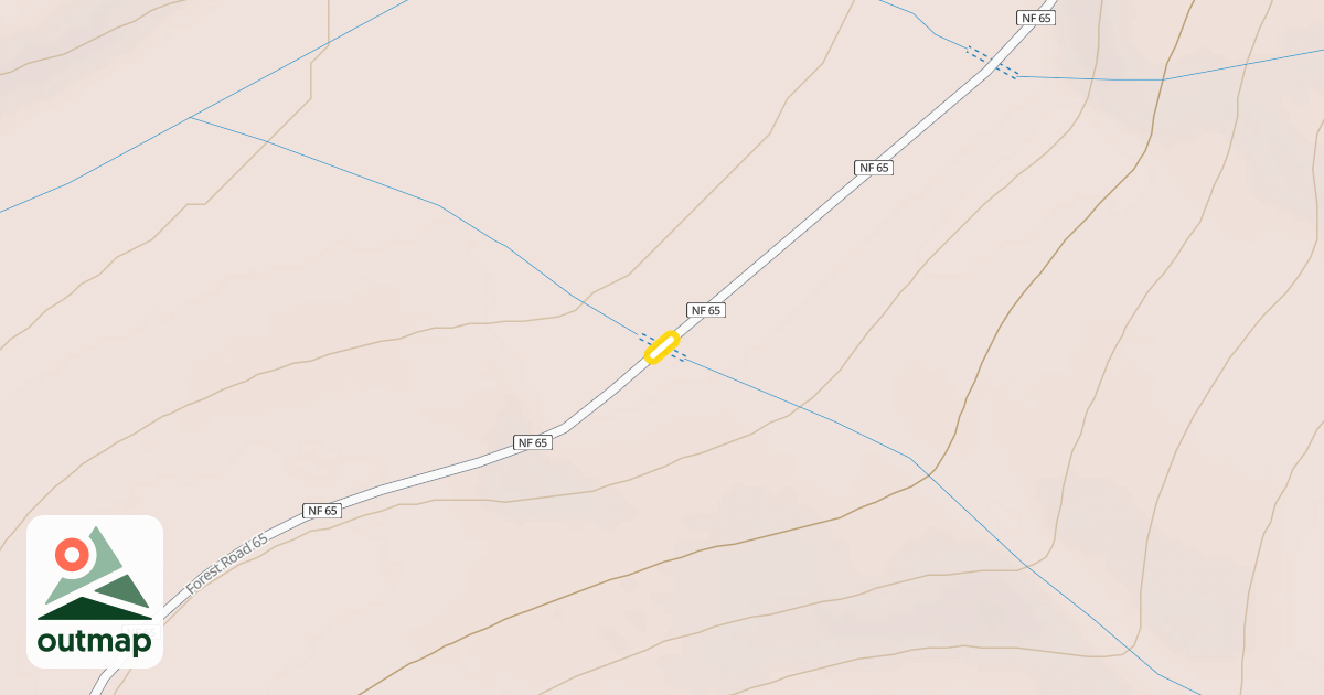 Map of Forest Road 65
