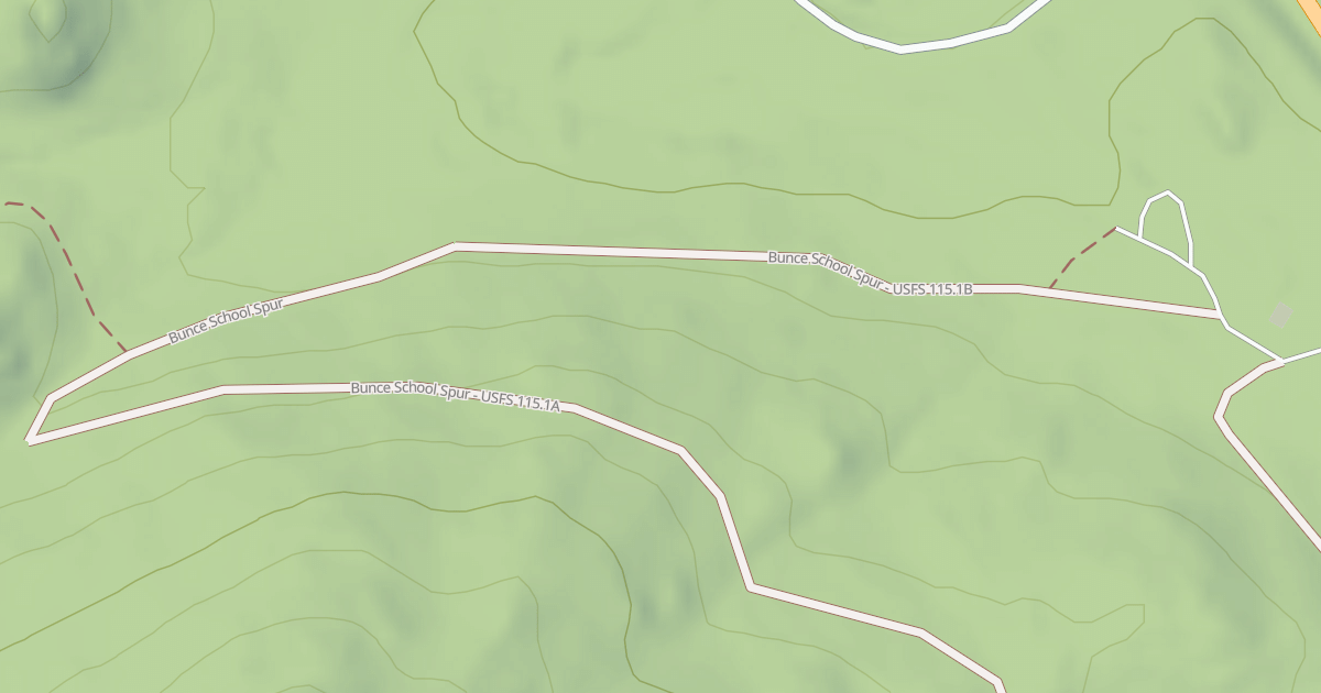 Map preview of BUNCE SCHOOL SPUR