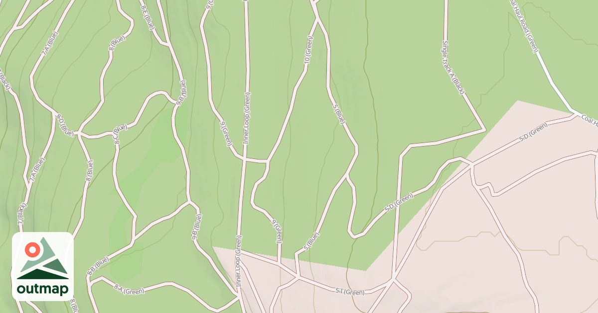 Map of Rock Run ATV Trails