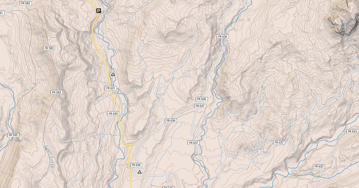 Map preview of MIDDLE FORK
