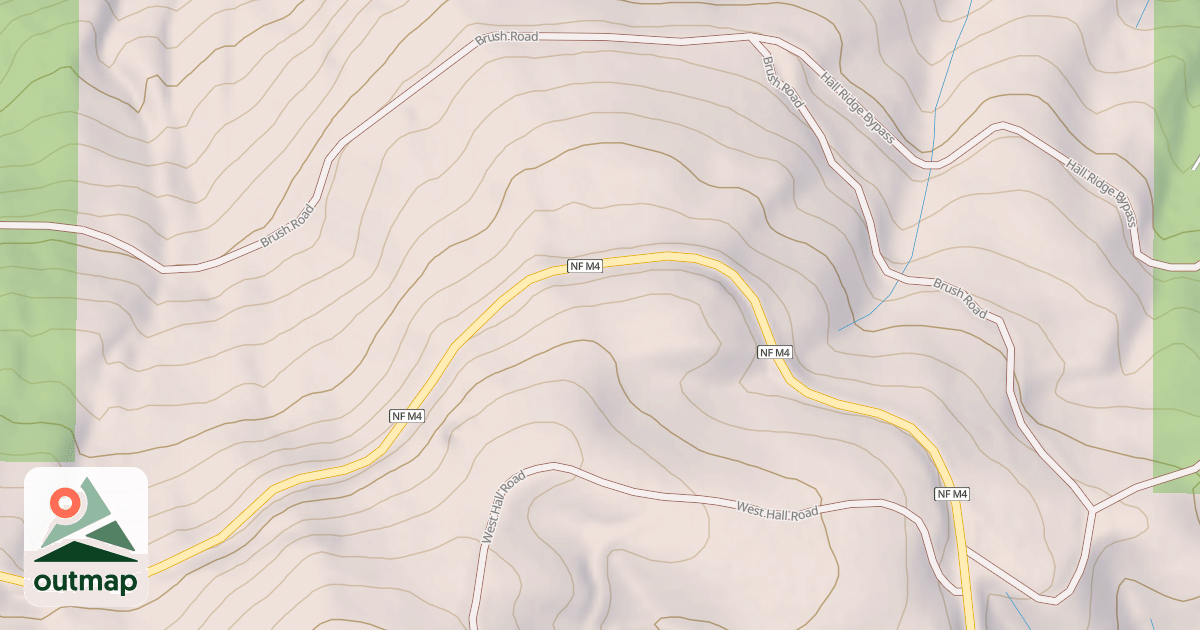 Map of BRUSH