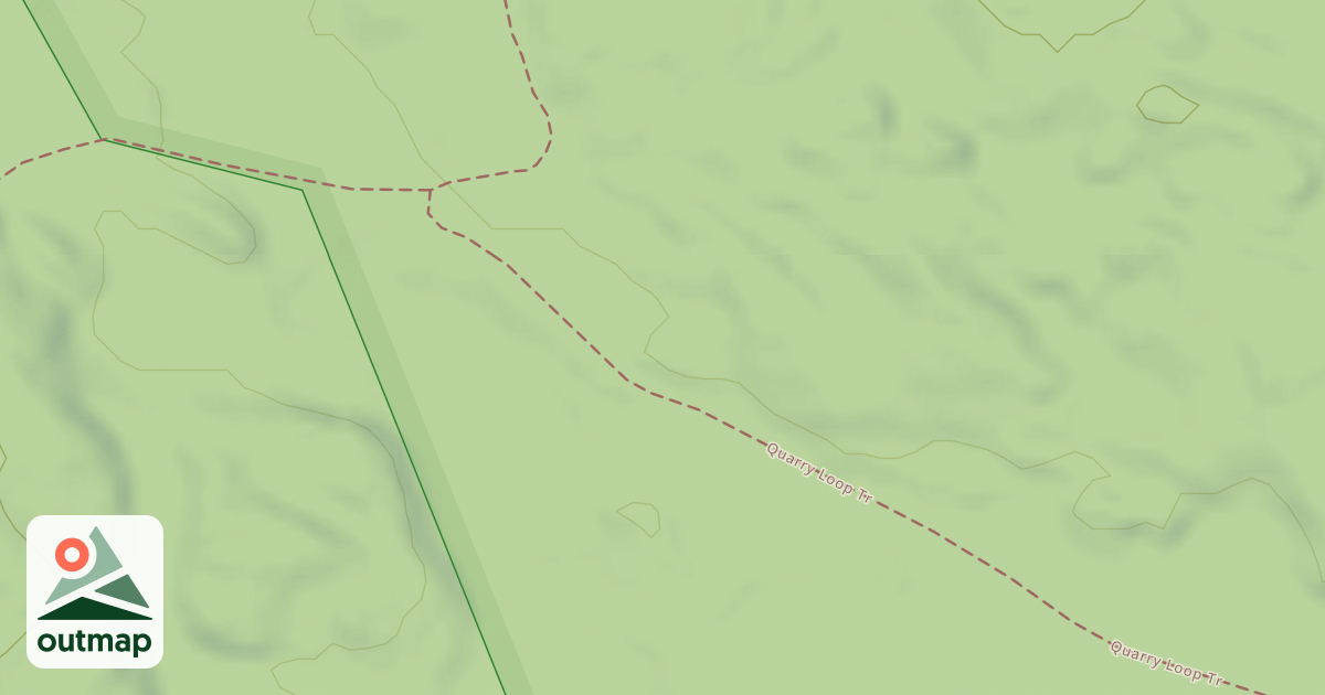 Map of Quarry Loop Trail