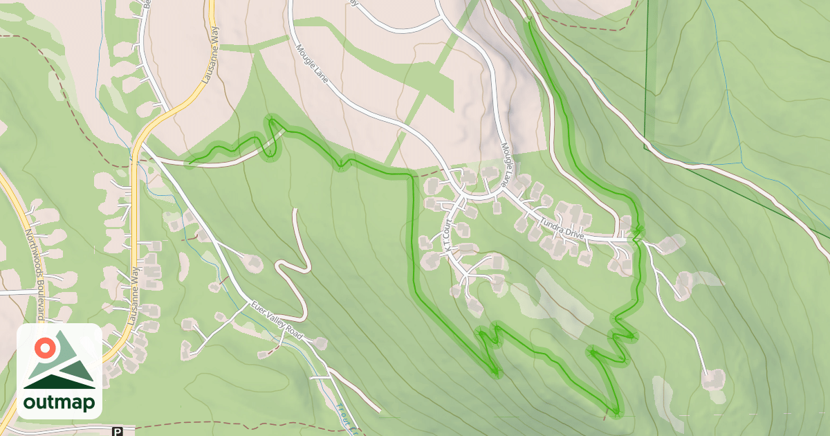 Map of East Perimeter Trail