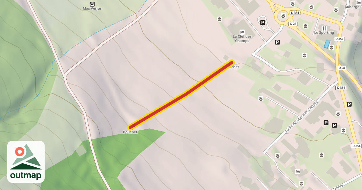 Map of Bouchet