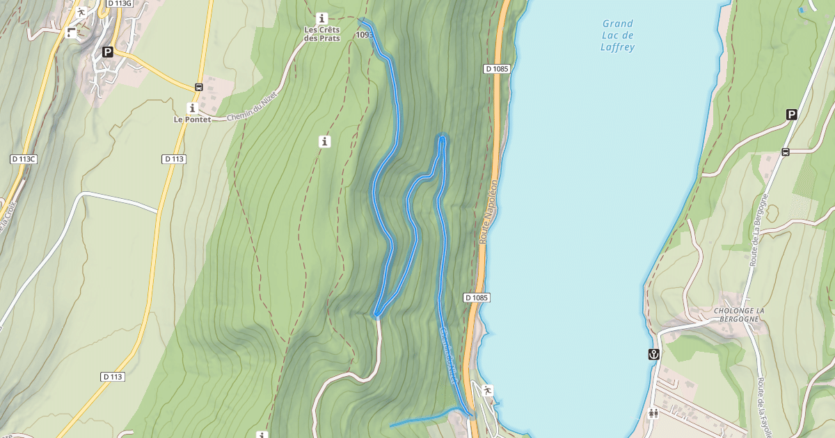 Map preview of Chemin du Nizet