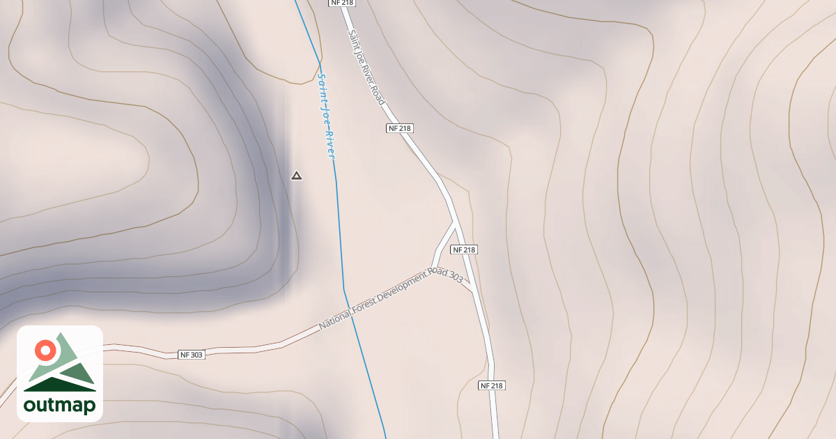 Map of BEAVER CREEK CAMPGROUND