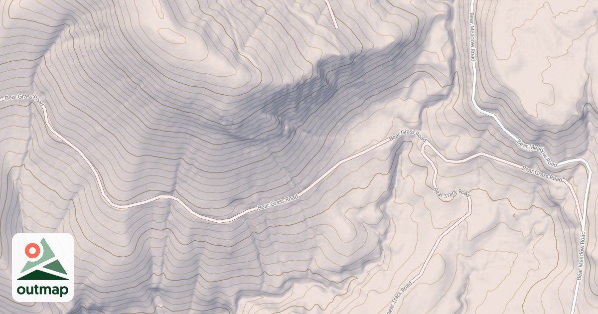 Map of BEAR GRASS