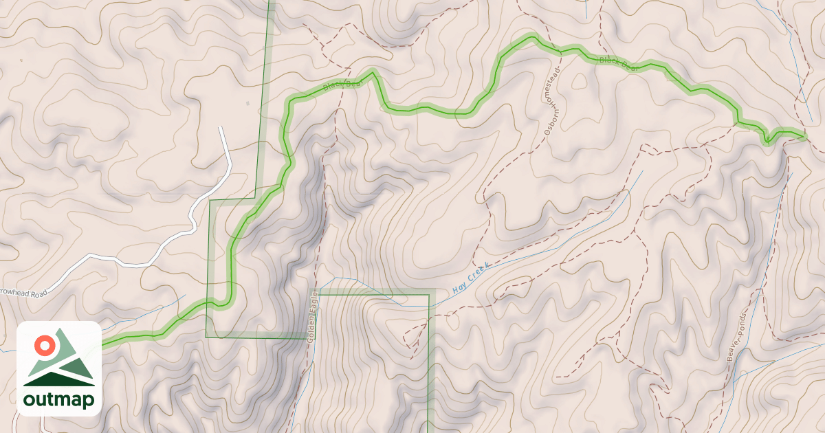 Map of Black Bear