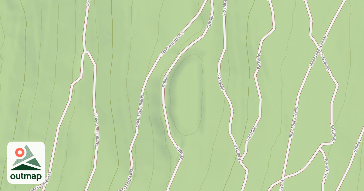 Map of Rock Run ATV Trails