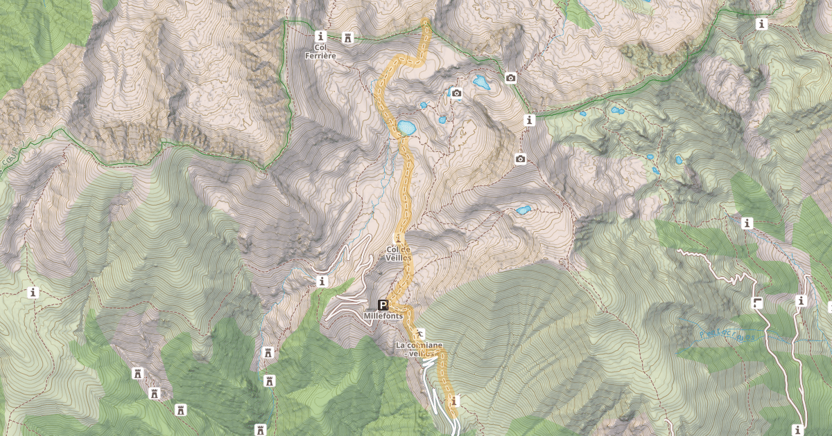 Map preview of Tête des Margès — Plan de la Gourra