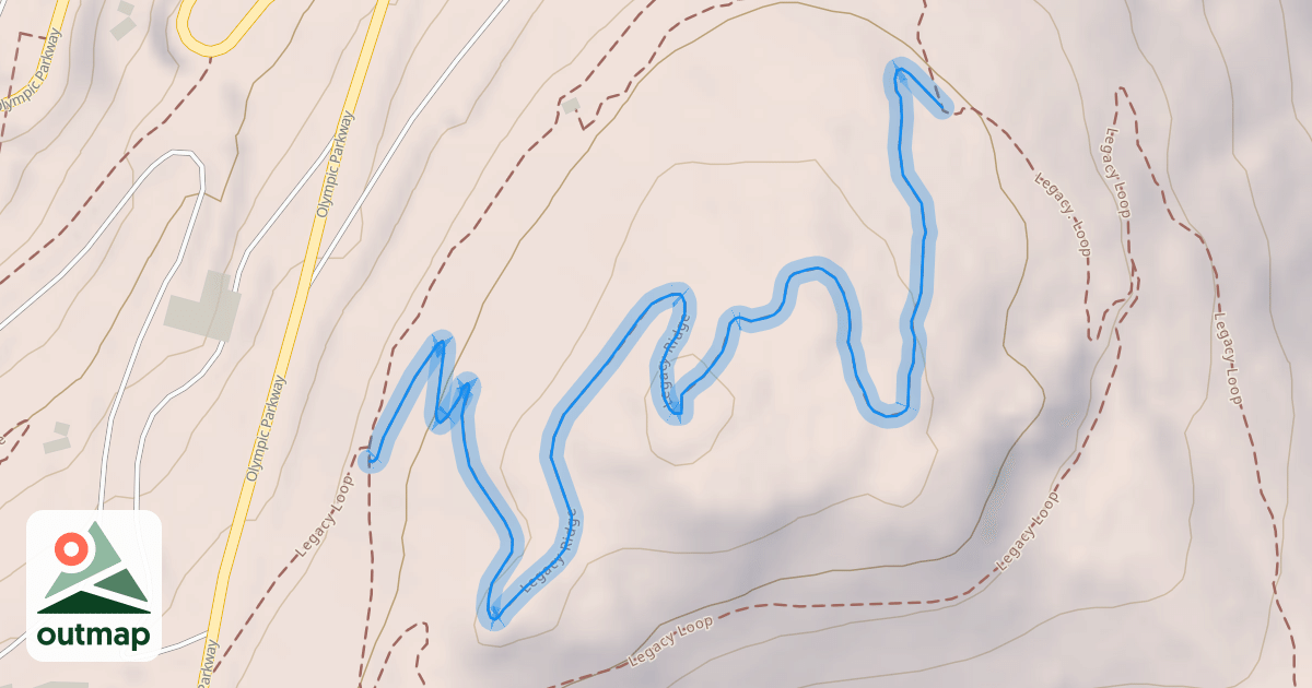 Map of Legacy Ridge