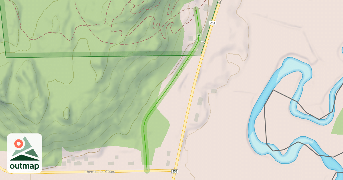 Map of 4 - Les Pins