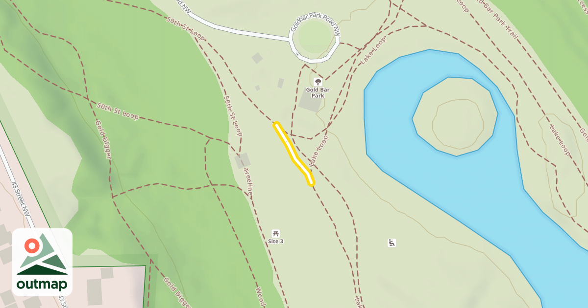 Map of 50th St Loop