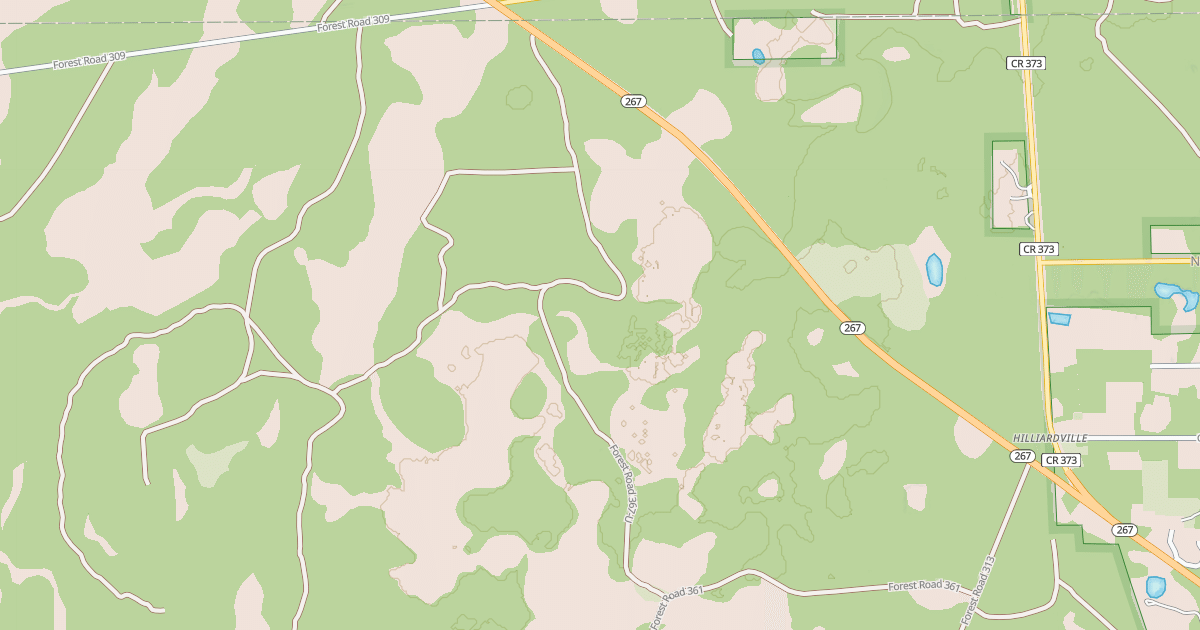 Map preview of USFS National Forest System Roads {564F1DA6-FB9D-4AE2-8E0C-EB112476BC61}