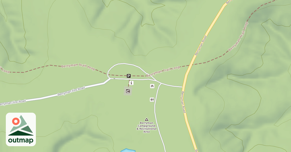 Map of BERRYMAN REC AREA