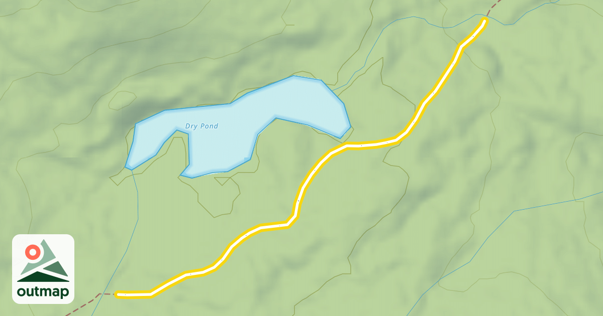Map of Chimney Pond Trail