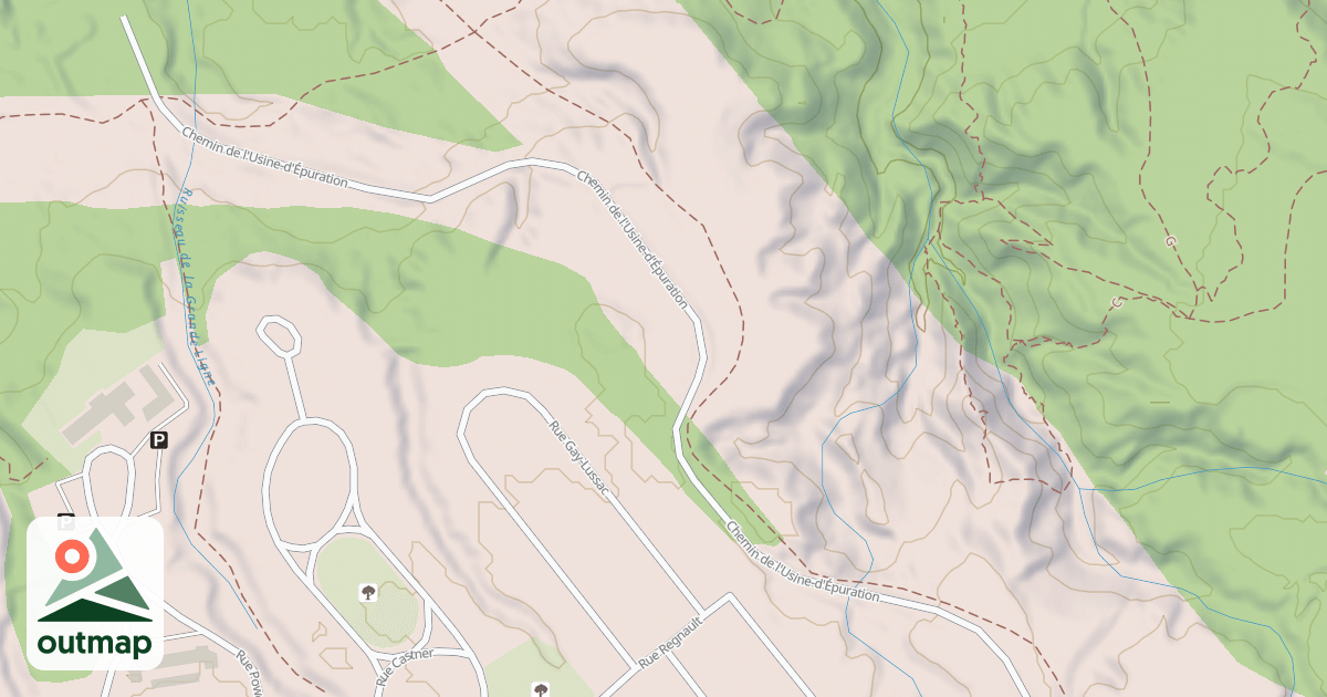 Map of Saguenay Quad Trails 60