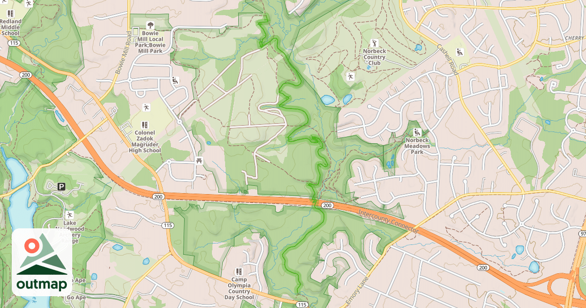 Map of Kengla Trail