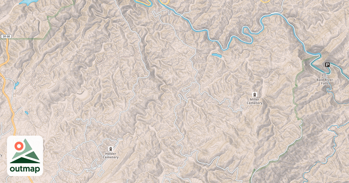 Map of WILDCAT CREEK