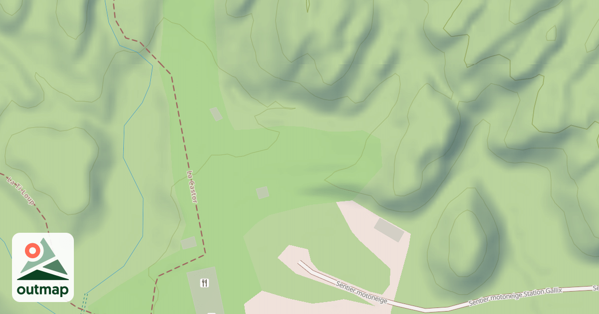 Map of Les Glissades En Tube