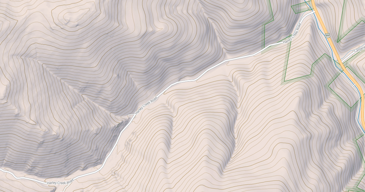 Map preview of HARLEY CREEK