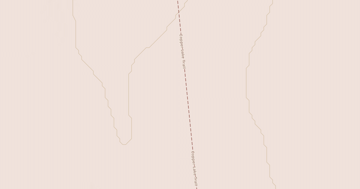 Map preview of Copper Lake Trail
