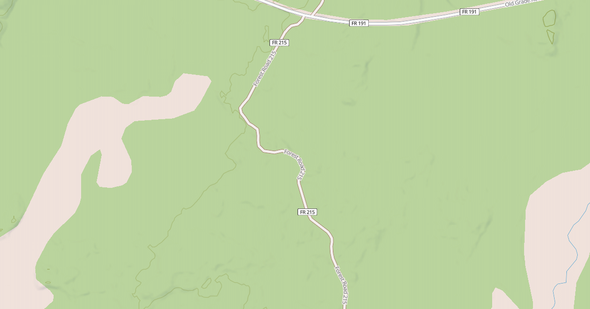 Map preview of FR 215