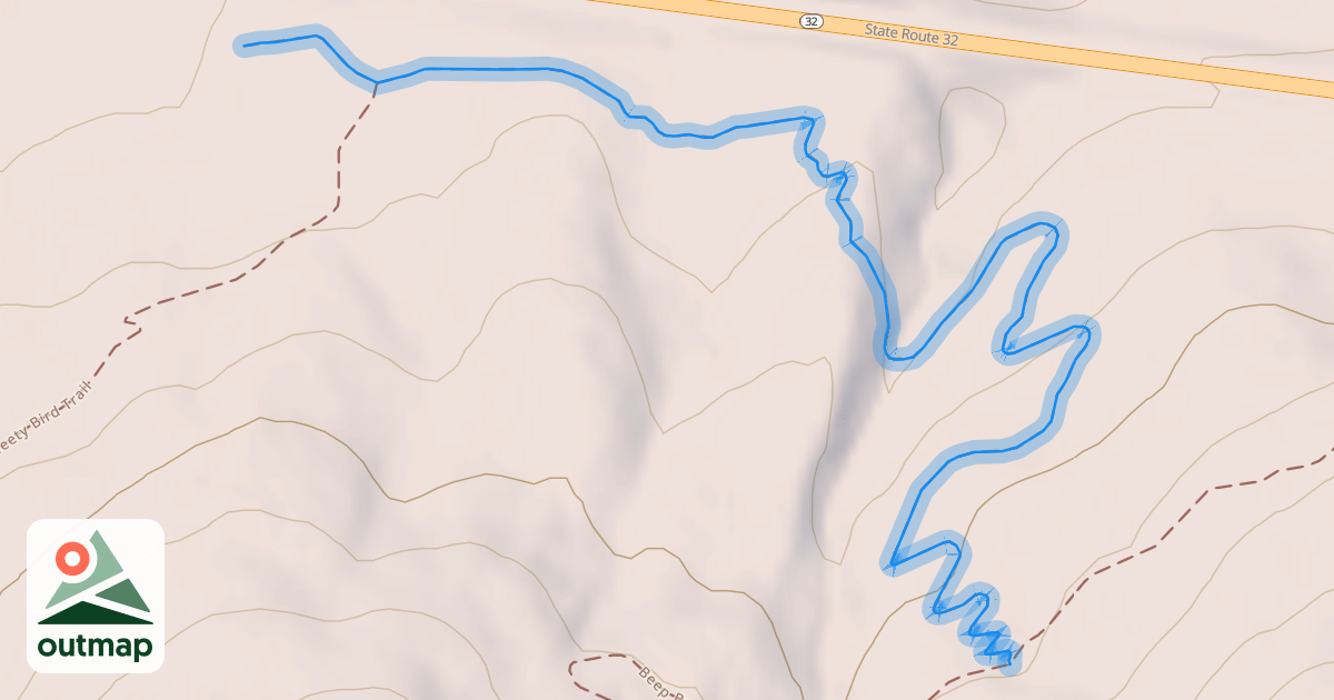 Map of Putty Tat Trail