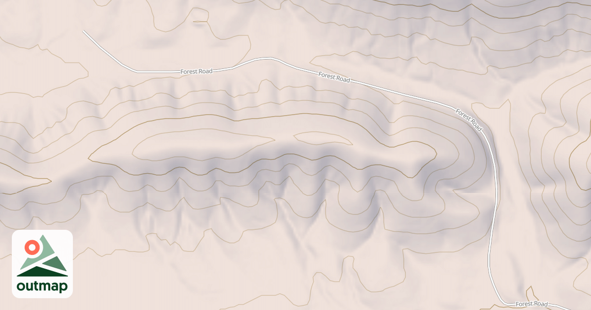 Map of ALDER CREEK SPUR