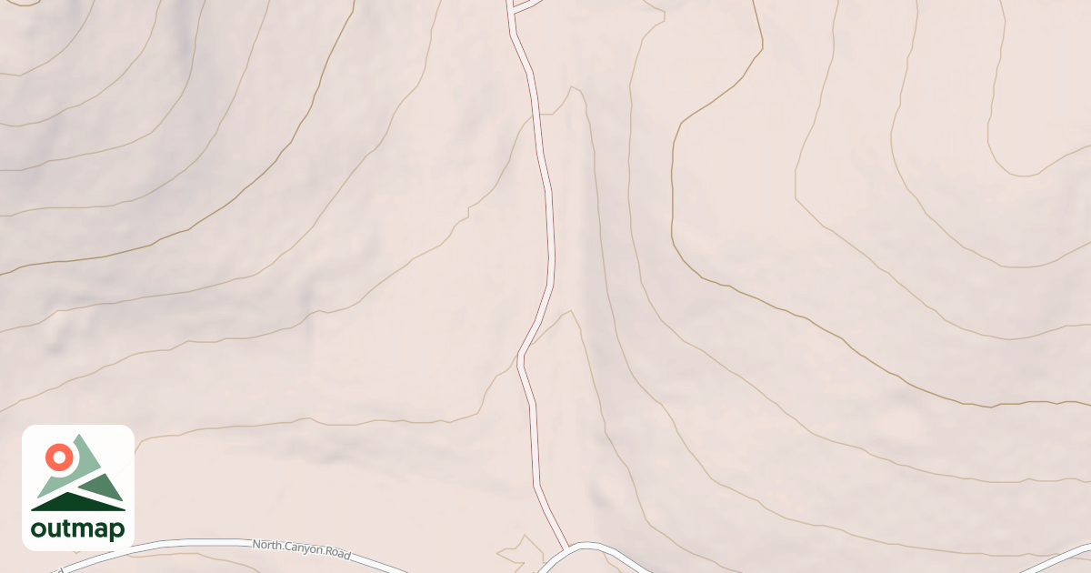 Map of UPPER N FORK N CREEK CA - 3